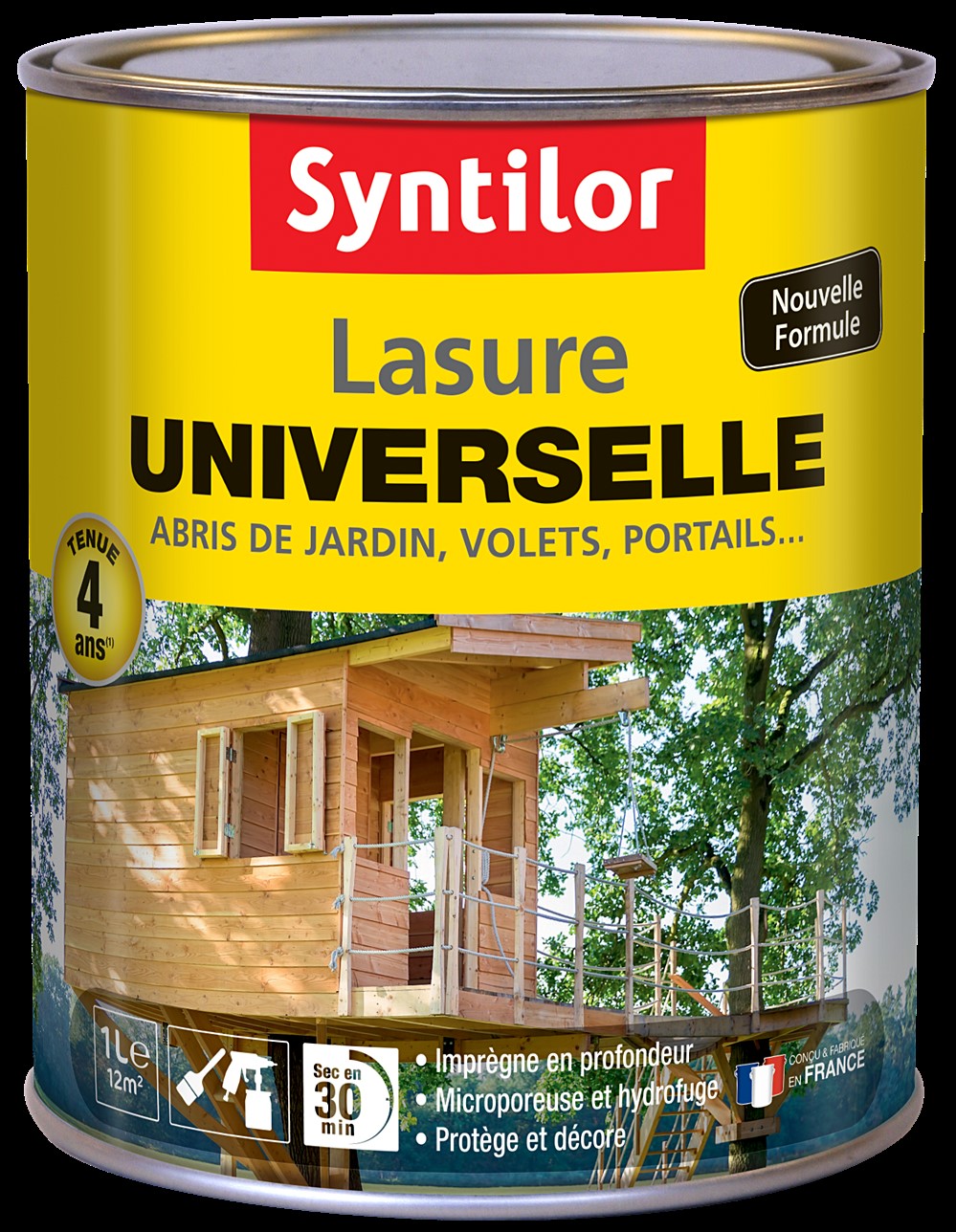 Lasure Universelle 5L gris - SYNTILOR